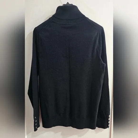Tommy Hilfiger Black Turtleneck Sweater - Picture 2 of 5